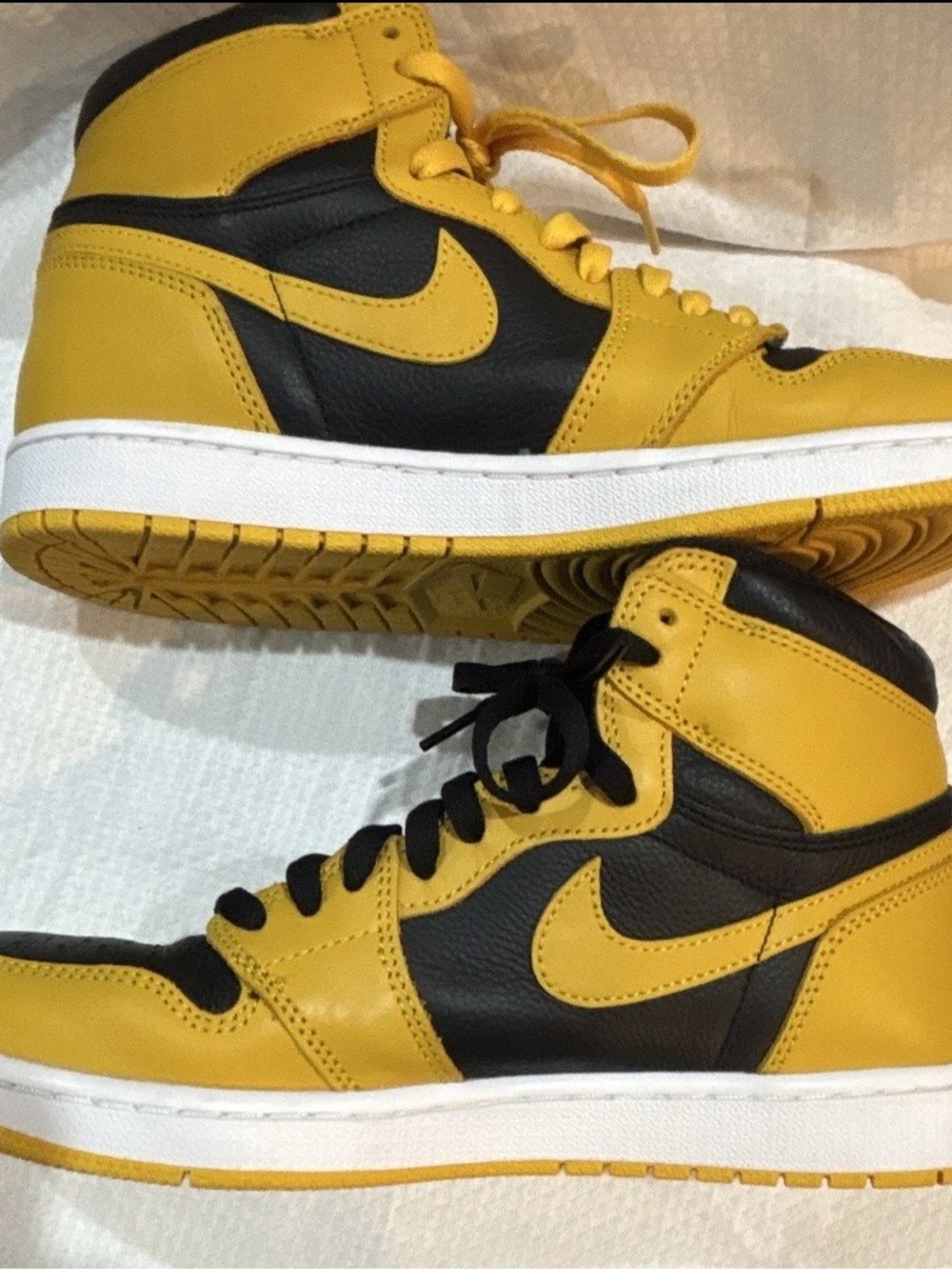 Air Jordan 1 Retro High OG Pollen Black Yellow Men’s 10